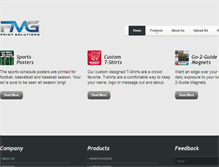 Tablet Screenshot of fmgprint.com